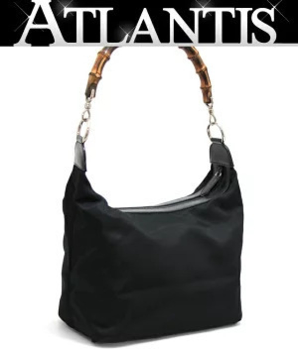 Gucci Bamboo Shoulder Bag Black